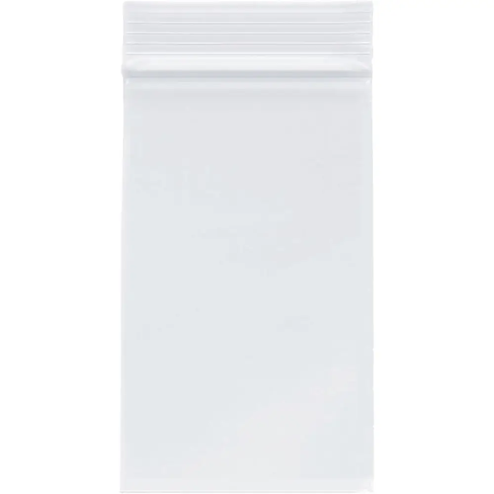 

3 многоразовых пластиковых пакетов на молнии, 2 мил, футляр на 8 000 шт.