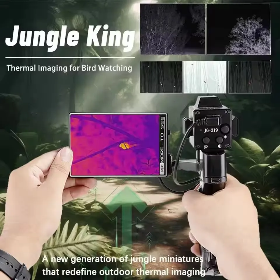 熱画像単眼鏡 ハンディタイプ ジャングルハンティング 長距離疑似カラー ホットスポット検出 JG-319 JG-635