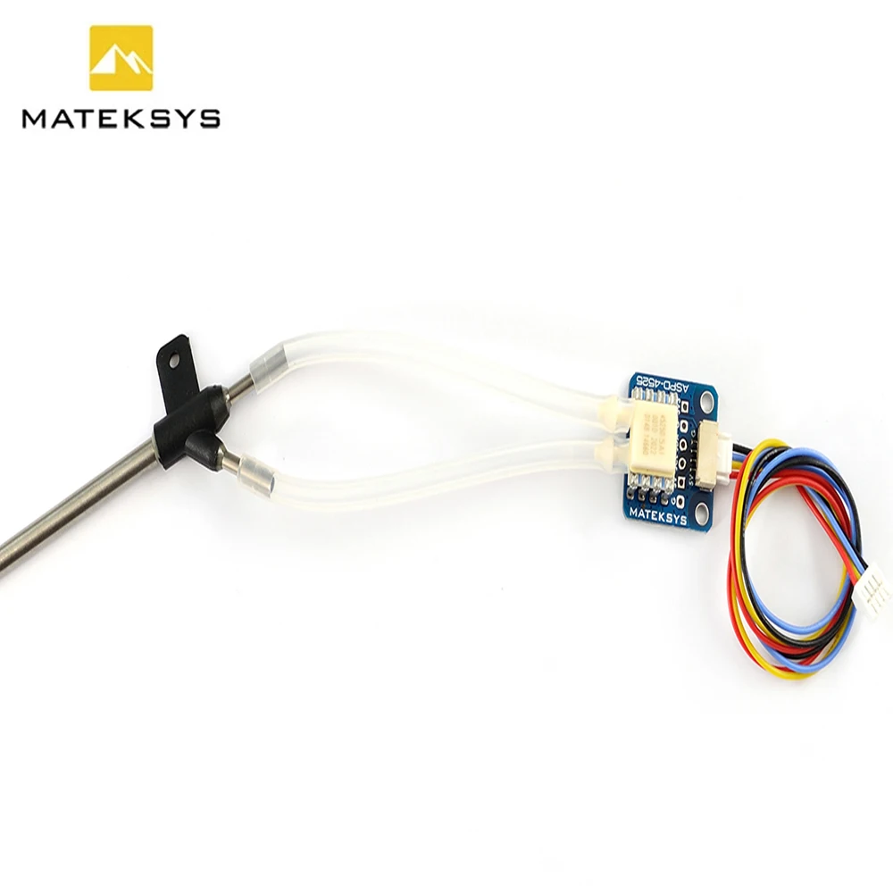Matek ASPD‑4525 Cyfrowy czujnik prędkości powietrza TE4525DO I2C Pitot‑Tube 4‑5.5V do ArduPilot INAV Fixed‑Wing VTOL RC Drone