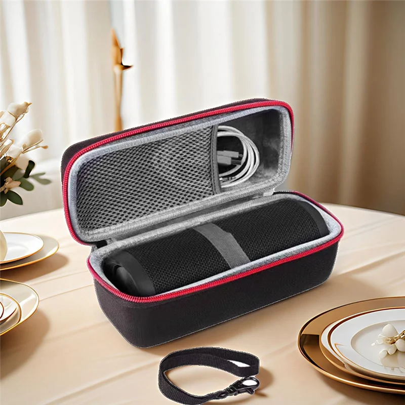 N75R-Portable Speaker Carry Case For  Flip 4 Waterproof Hard Shell Travel Protective Storage Bag