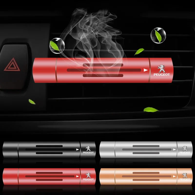 Auto Interior Goods Car Air Freshener Outlet Air Vent Perfume Diffuser for Peugeot 108 406 407 408 206 207 208 Wheel Center Caps