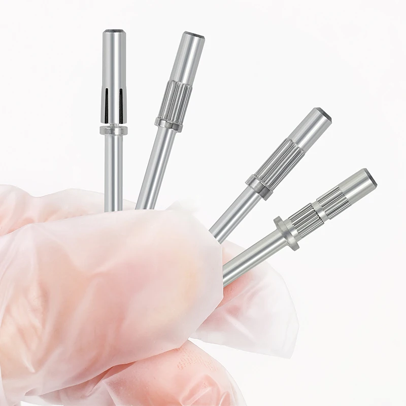 1 szt. trzpień 3,1 mm do frezarki do paznokci 3/32, akcesoria do frezarki do paznokci, stal nierdzewna, pierścienie szlifierskie, uchwyt na papier ścierny do paznokci