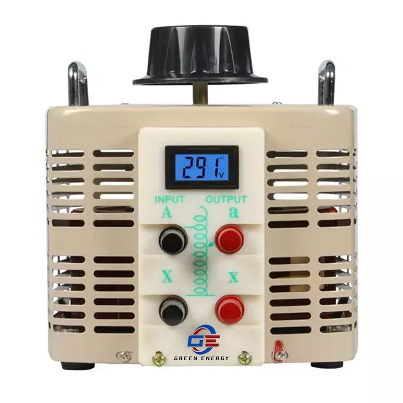 

20kw 25kw 30kw Single Phase 60 Amp Automatic Variac Transformer Regulator For Laboratory Factory