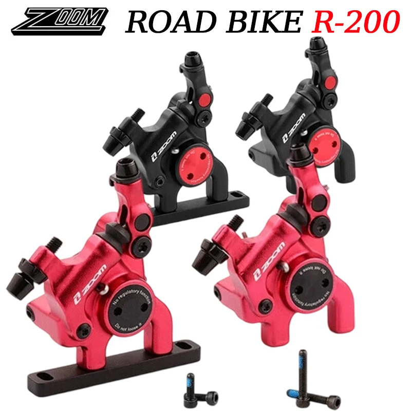 

ZOOM двухпоршневые гидравлические тормоза для шоссейного велосипеда, суппорт дискового тормоза для шоссейного велосипеда 160, велосипедный тормозной дисковый суппорт, велосипедный тормоз