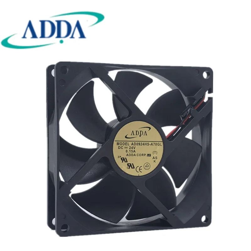 New ADDA AD0924HS-A70GL 24V 0.15A 9025 9cm frequency converter chassis cooling fan