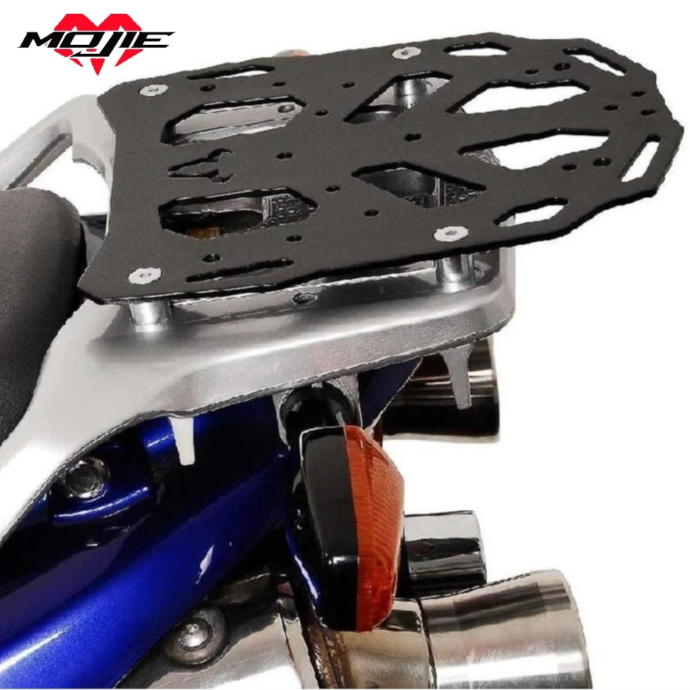 رف توسيع خلفي قضبان الأمتعة دعم الرف حافظة إطار الجذع لوحة قوس لهوندا XRV750 أفريقيا التوأم 750 1990-2003