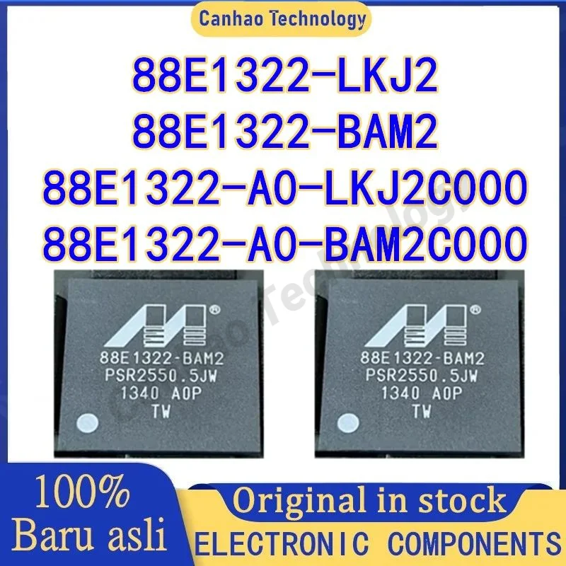 

88E1322-BAM2 88E1322-A0-BAM2C000 88E1322-LKJ2 88E1322-A0-LKJ2C000 BGA IC Chip in stock