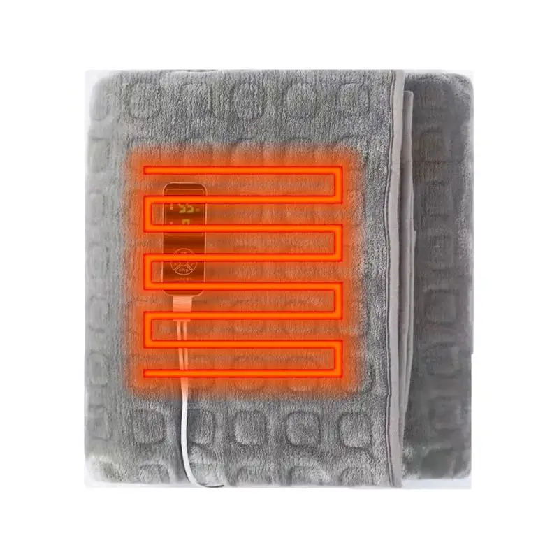 Electric Heating Blanket Intelligent Heated Throw Energy Saving Hand Warmer Comfortable Heated Blanket For Home Sofa Couch