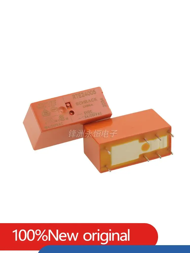 100%Original New RTE24005 5VDC RTE24012 12VDC RTE24024 24VDC RTE24048 RTE24730 8A250VAC 8PINS Power Relay