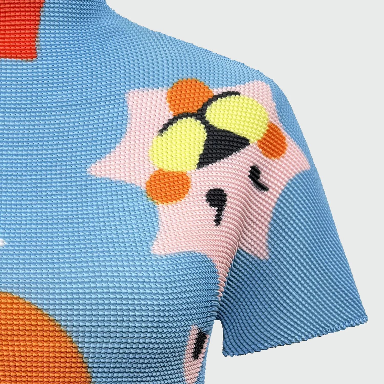 Miyake-Top plisado con sentido de moda para verano, Top fino y cómodo, modelos de mostrador, cuello medio alto, jersey de fácil cuidado, 2026
