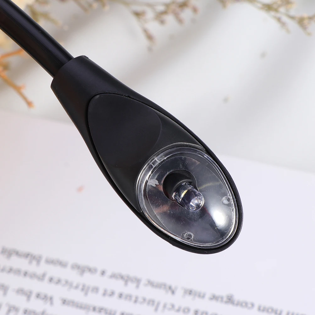 

2pcs 0.17W Mini Book Clip Light Led Reading Lamp Portable Lightweight For Bed Book Laptop Dark Use Reading Lights Clip Bed Light