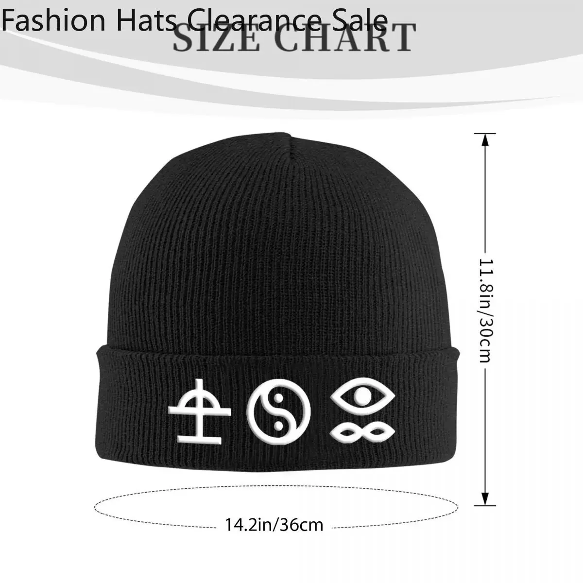 Bad Omens Is An American Metalcore Warm Knitted Cap Hip Hop Bonnet Hat Autumn Winter Outdoor Beanies Hats for Unisex Adult