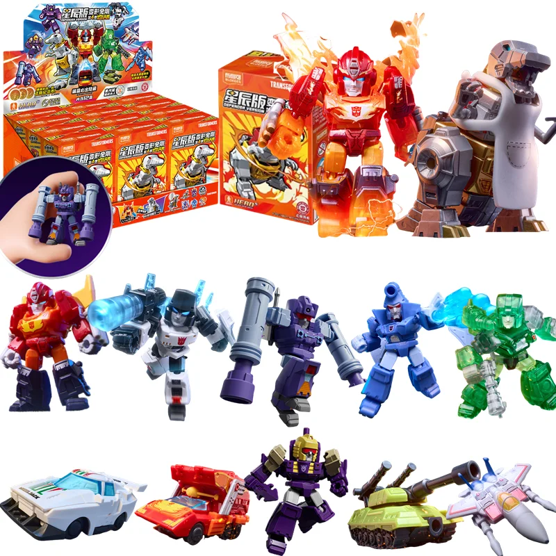 

[В наличии] BLOKEES Трансформеры Аниме Grimlock Rodimus Prime Megatron Scourge Starscream слепая коробка Blitzwing Фигурки Игрушки