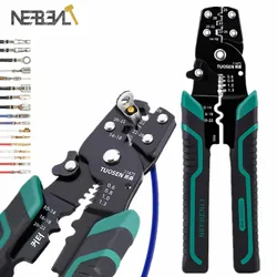 Multifunctional Crimping Pliers U-Type O-Type Crimp Terminal Connector 0.5-4mm Cable Clamp Pliers Electric Lug Wire Connector