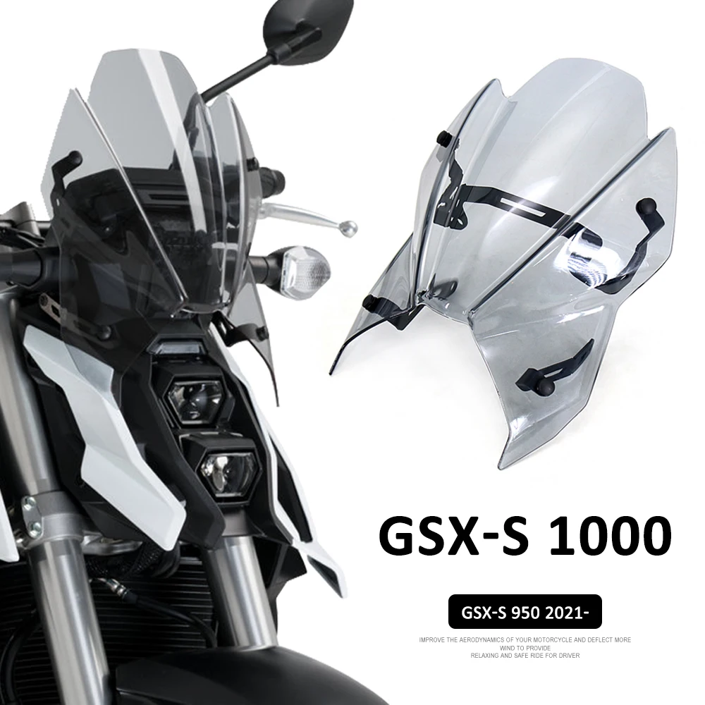 

NEW Front Screen Wind Shield Accessories FOR SUZUKI GSX-S1000 GSX-S950 GSX-S 1000 GSXS 950 Windshield Windscreen Air Deflector