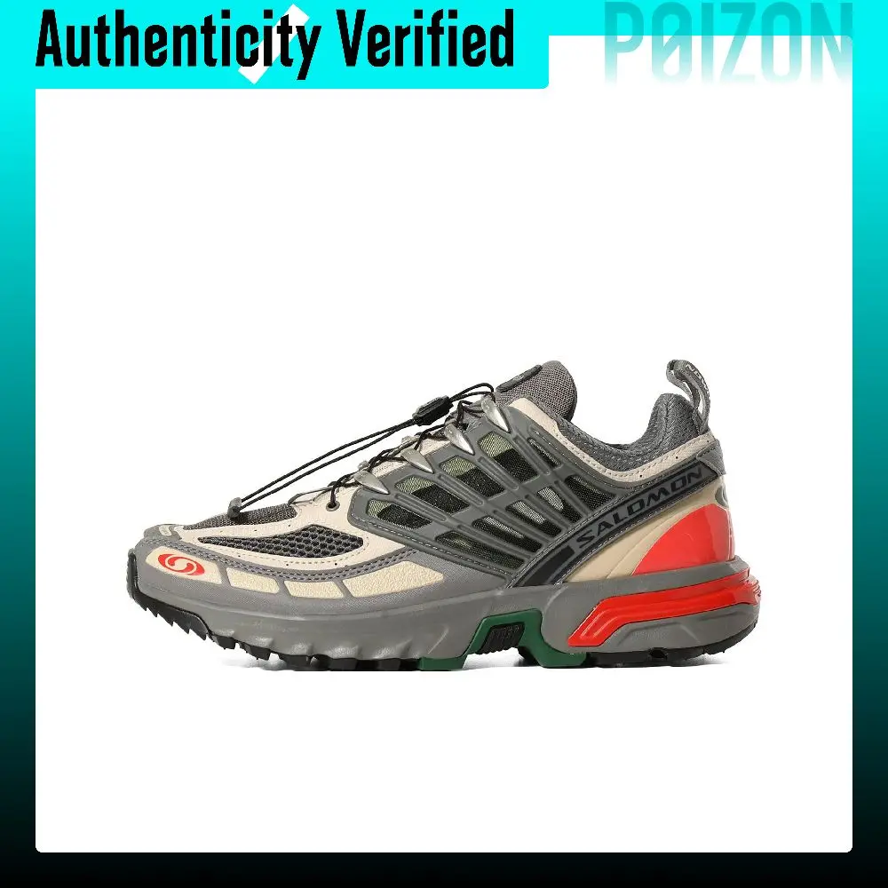 SALOMON ACS Pro Running Shoes Men's Low-top Concrete Gray L47299200