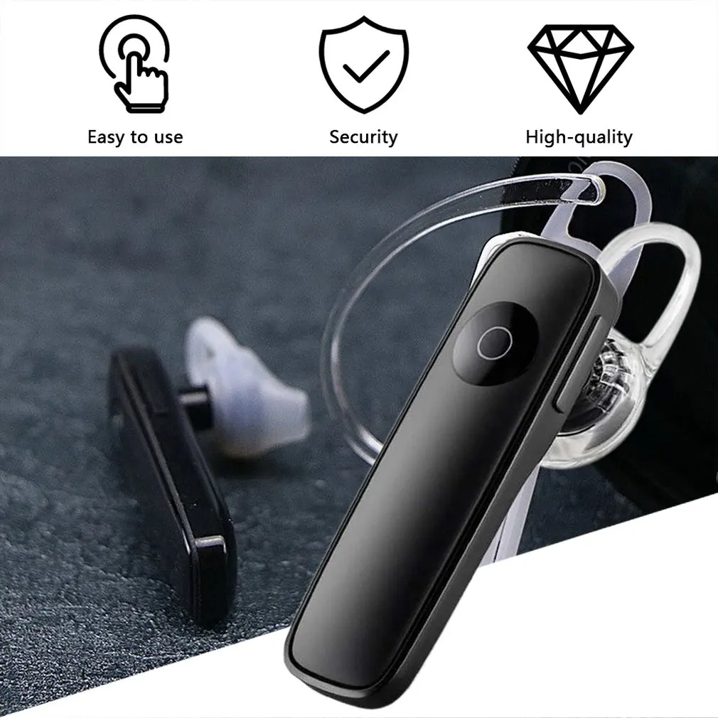 

M165 Bluetooth Earphone Stereo Bass Headset Handsfree Mini Wireless Headphones With Mic For All Smart Phones Dropshipping Hot