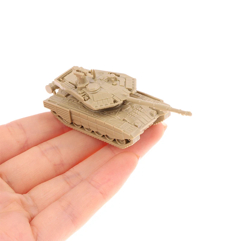 For Boys 1/4PCS TOS Rocket Artillery  Fighting  1/144 Plastic 4D Assembled T-90MS Main Battle Tank Model