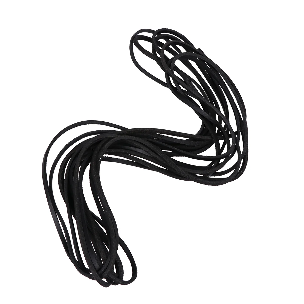 

5 Meters 3Mm Black Cowhide Cord Flat Strong Flexible Rope for Jewelry Making DIY Crafts Cords Cowhide Rope