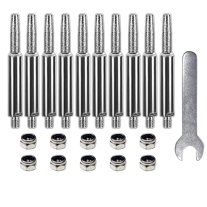 Affûteur de tronçonneuse pour scie, ensemble d'accessoires d'affûtage pour tronçonneuses et meulage