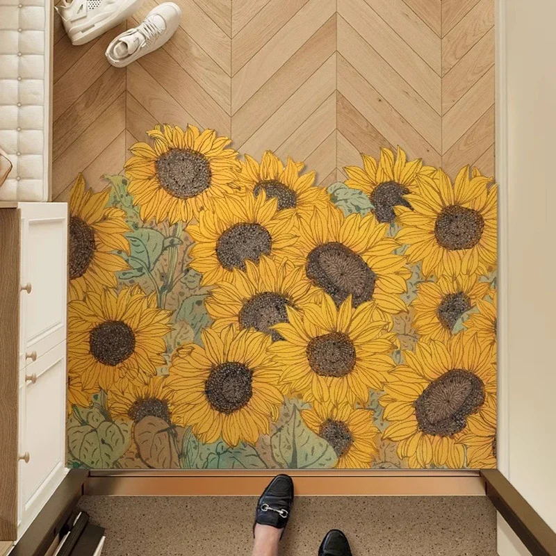 Felpudo de entrada de gran tamaño para puerta, alfombra de bienvenida, alfombrillas antideslizantes para entrada, decoración del hogar, alfombra antideslizante Felpudo