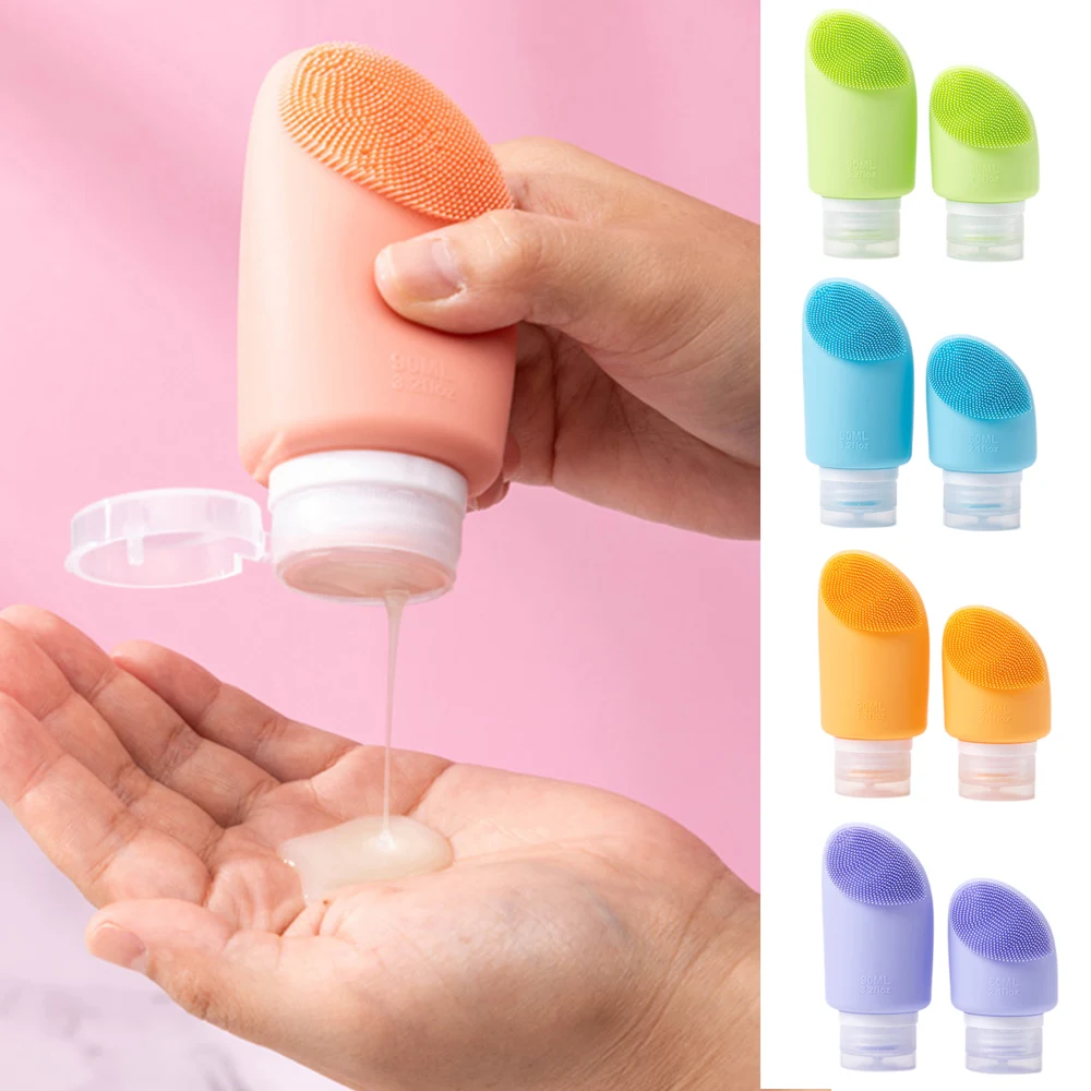 

Silicone Packaging Bottles Empty Bottle Squeeze Tube Split Bottle Outdoor Bottle Refillable Makeup Tool Container Storage Travel