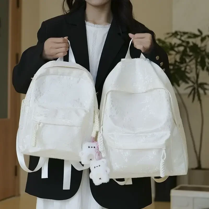 BOMO-Sacs à dos élégants pour femmes, sac de créateur coréen de luxe, sacs à dos décontractés et polyvalents, sacs à dos de style rose Ins Coljk ate