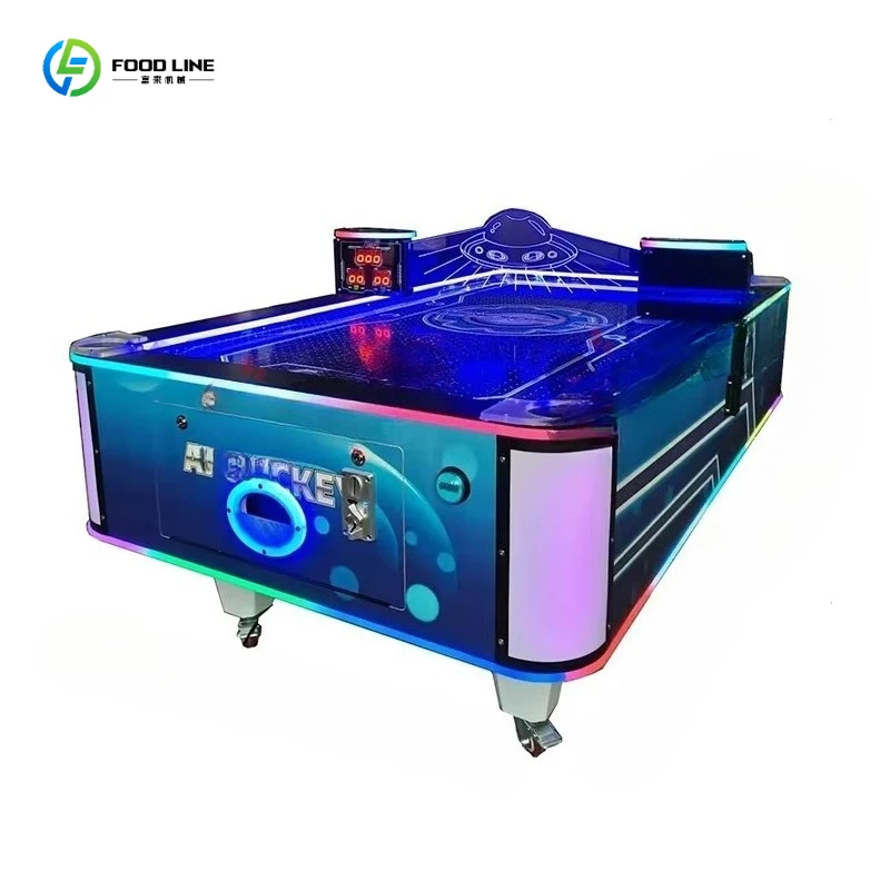 Coin Op Air Hockey Table Dual Voltage 110/220V CE Approved Digital Scoring Home Family Play Room Customized