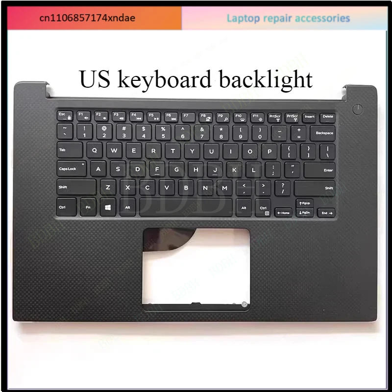 Dell XPS15 9560 Precision 5520 M5520 키보드 프레임 케이스 손목 받침대 커버 상단 케이스 0Y2F9N Y2F9N