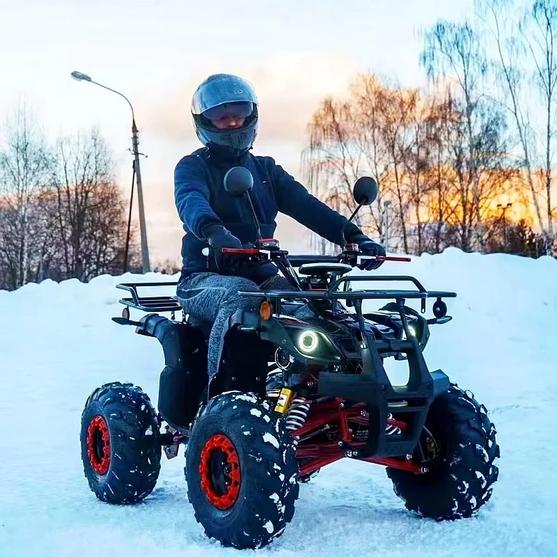 2000W High-Speed 400cc 4x4 Electric ATV 60V Powerful Mountain Off-Road Sport Style Scooter Adults 8 Inche Four-wheel Drive