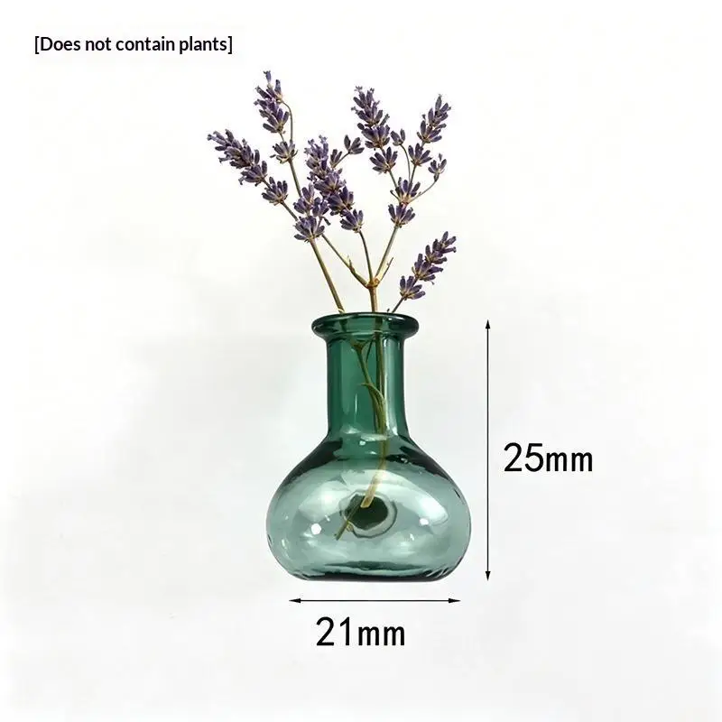 Mini-Glasvasen-Kühlschrankmagnet-Set mit starker magnetischer Haftung, sicherem Halt, klare Dekoration für Küche, Kühlschrank, Büro – Detail 11