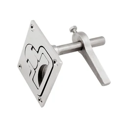 Marine Grade Stainless Steel316 Cam Latch Flush Pull Deck Latch Turning Lift Handle For Yacht RV Caravan Deck Cabinet Door