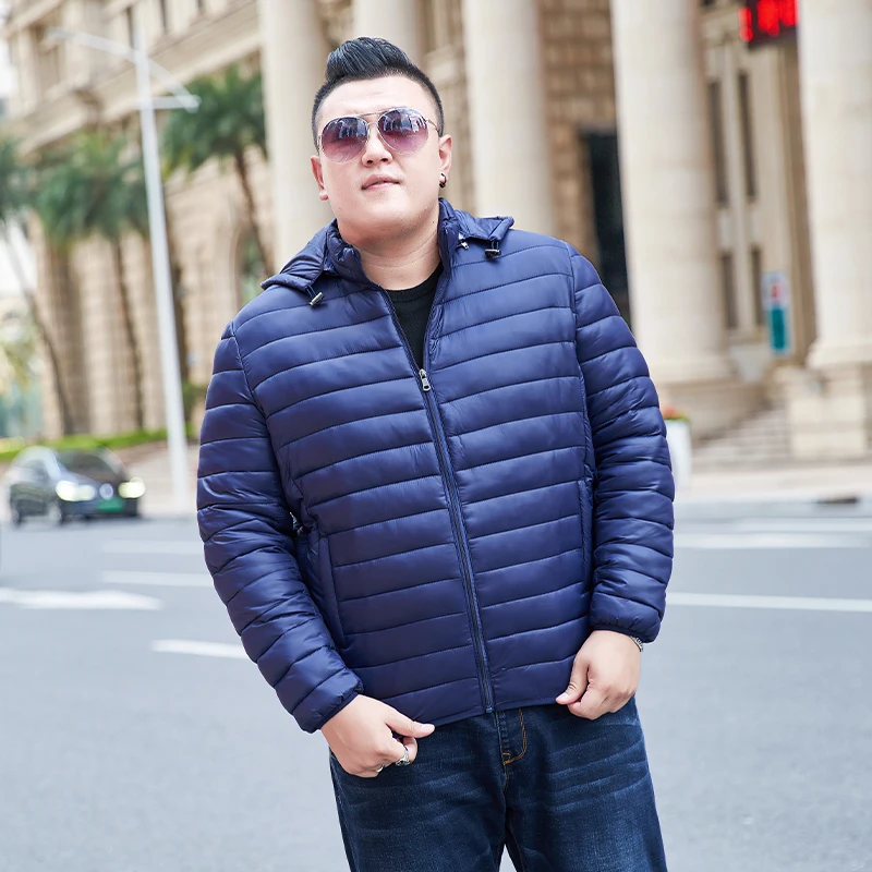 Winter Jacket Men Casual Wear Padded Warm Coat Male Thicken Parkas Coat Man\'s Windproof Fashion Black Coat Plus Size Outerwear