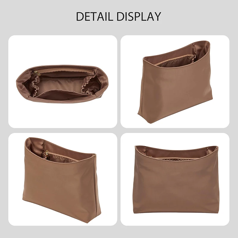 Organizador de Bolsa em Nylon Personalizado para Brooklyn 28, Protetor Leve e Impermeável com Bolso com Zíper