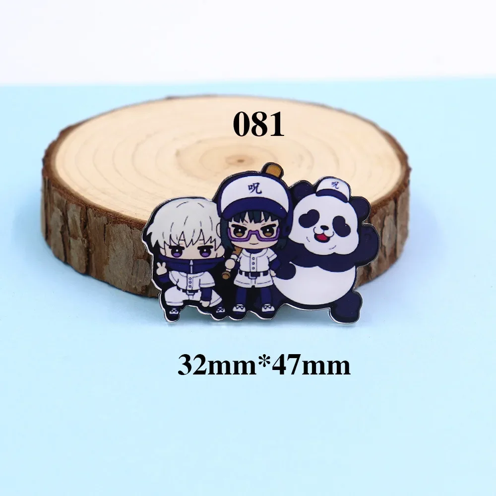 Jujutsu Kaisen Cartoon Brooch DIY Enamel Pin Gojo Satoru Anime Badge Decoration Children Jewelry Gifts Clothes Bag Accessories