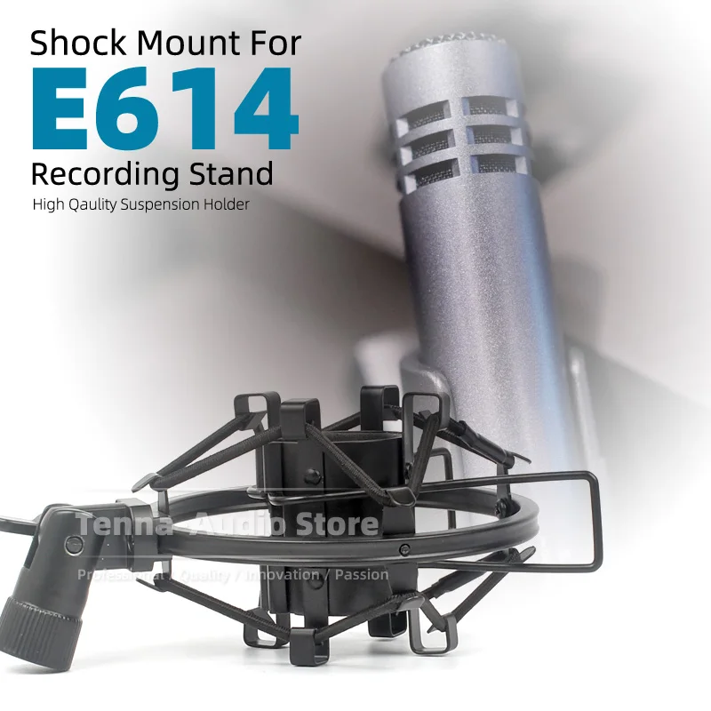 Replacement Anti Vibration Spider Microphone Shock Mount For SENNHEISER E614 E 614 Instrument Mic Stand Clip Shockproof Holder