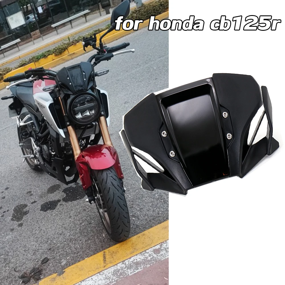 

For HONDA CB125R Windscreen Windshield Screen Fairing Wind Deflector Motorcycle Accessories CB 125R 2018 2019 2020 2021 2022 23