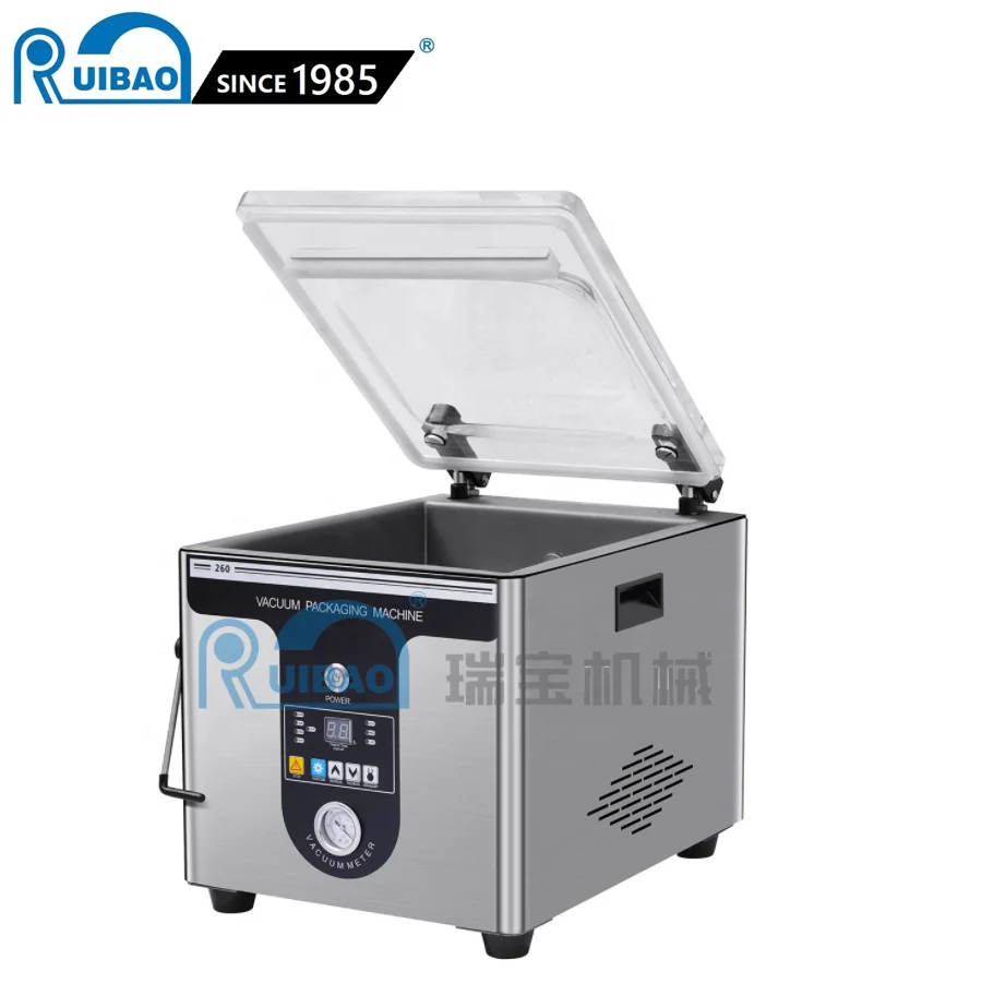 

DZ-260 High Quality Tabletop Vacuum Packager Food Vacuum Single Chamber Sealer Vacuum Packaging Machine for Food Packing