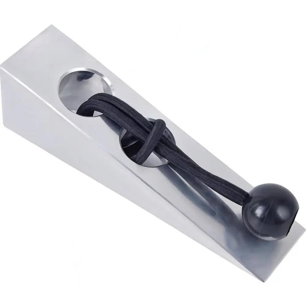 Reliable Aluminum Alloy Door Wedge Sturdy Metal Positioning Tool For Cabinet Window And Interior Home Hardware Use