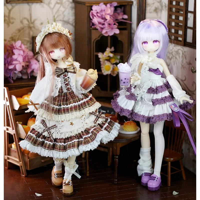 Autentica scatola cieca per trapianto di capelli Momotale Four Seasons Tea Story Bjd Doll Joint Mobile Kawaii Fashion Girl Festival Gift