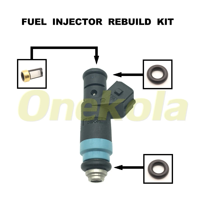 Fuel Injector Service Repair Kit Filters Orings Seals Grommets for VAZ20735 For Chevrolet Niva Lada Petrol Injection