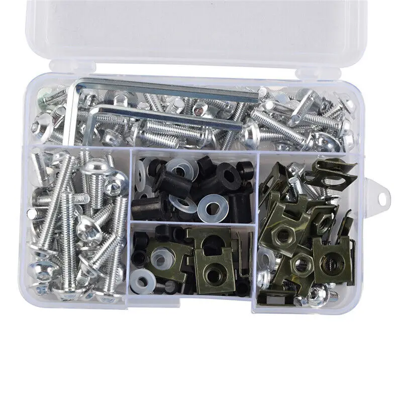 177PCS Complete Fairing Bolts Screws Kit for Suzuki Gsxr Gsr 600 Vstrom 650 Dl 650 Bandit 600 650 Gsf Sv 650 Gsx S750 Ltz 400