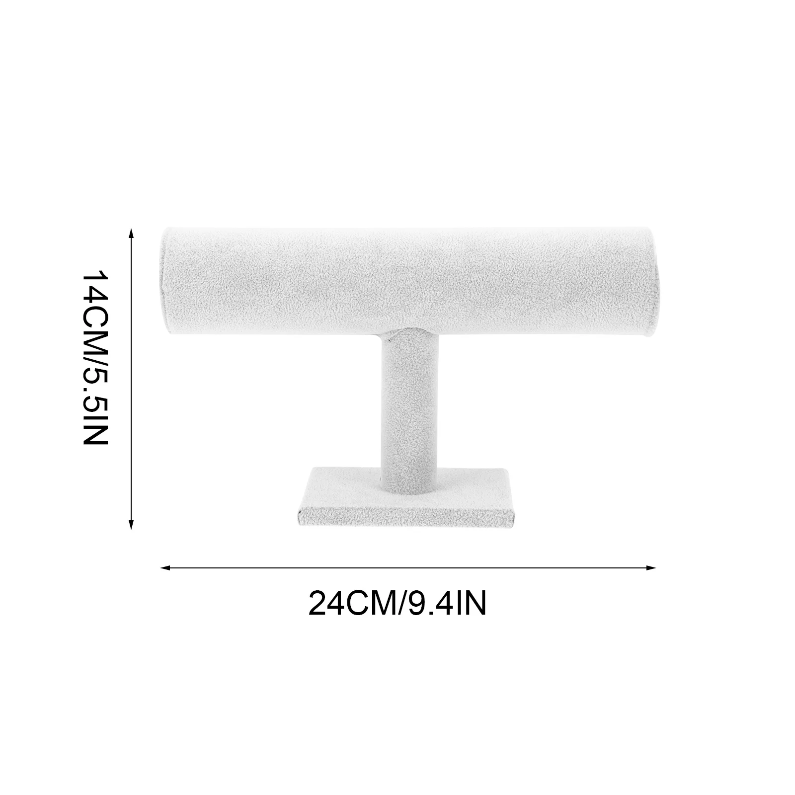 

2Pcs Bracelet Jewelry Display Rack Necklace ganizer Home Storage Display Rack Black Plastic Lightweight Durable