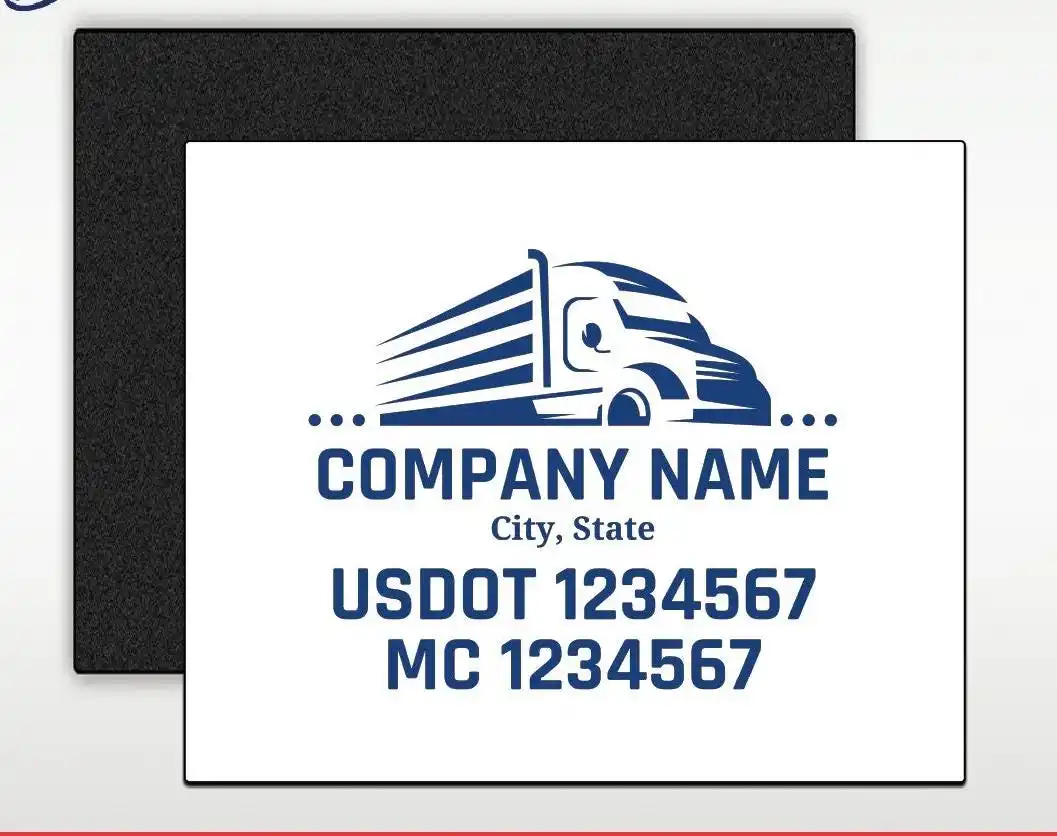 Stand Out with Custom Car Magnets - Full-Color Vehicle Signage for Your Business - Full-Color Magnetic Signs- Us dot Magnet Sign