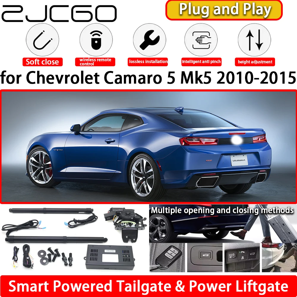 for Chevrolet Camaro 5 Mk5 2010-2015 Automatic Electric Powered Tailgate Power Liftgate Tail Gate Lift Kit System Plug & Play