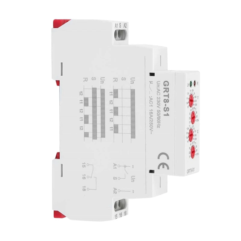 Power Off Signal Delay Time Relay GRT8-B1 Off Signal Relay Time Adjustable 12-24