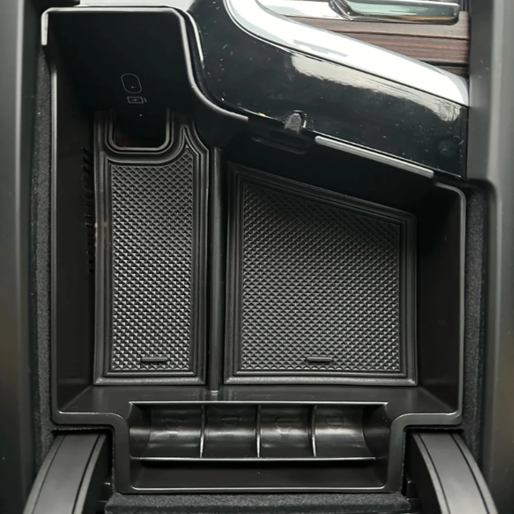 For Volvo xc90 xc60 s90 v90 s60 2017 -2024 Car Armrest Storage Plate Box Container Holder Tray car accessories
