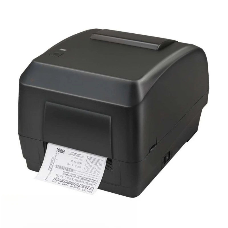 Label printer, Bluetooth self-adhesive sticker tag 4-inch carbon belt barcode machine
