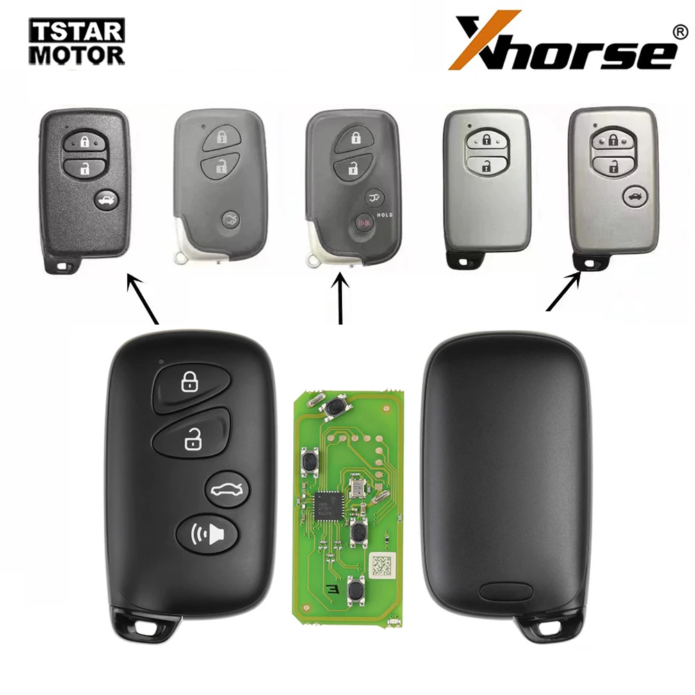 Key Shell Case For VVDI XM38 Toyota Lexus Smart XSTO03EN Remote