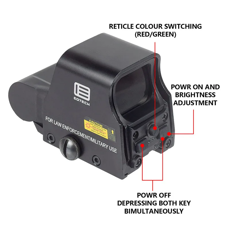 Tactical 551 552 553 558 Red Green Holographic Sight Dot Scope Hunting Riflescope Airsoft 20mm Picatinny Rail Mount Gun